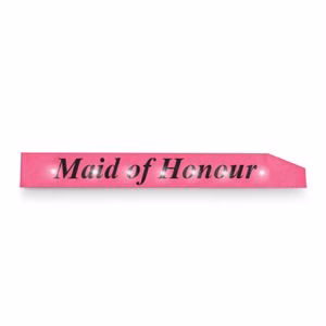 FLASHING MAID OF HONOUR SASH