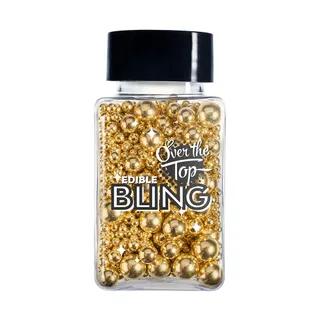 OVER T/TOP EDIBLE GOLD BALLS