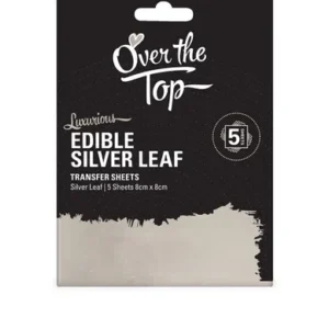 Over the Top Silver Leaf Transfer Sheet (5 PIECE)