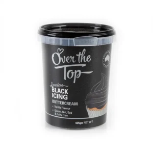 Over The Top Buttercream Black 425g