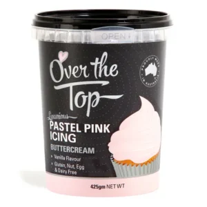Over The Top Buttercream Pastel Pink 425g