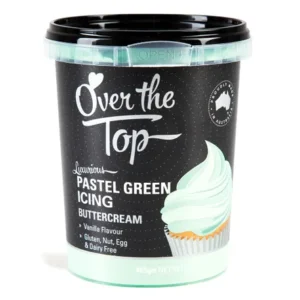 Over The Top Buttercream Pastel Green 425g