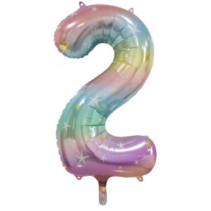 Pastel Foil Number