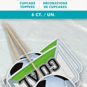 SOCCER CUPCAKE PICKS