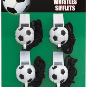 3D SOCCER BALL 4 WHISTLES