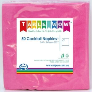 MAGENTA 50PK NAPKINS BEV