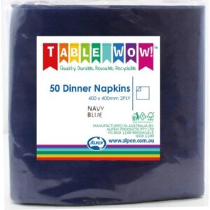DARK BLUE DINNER NAPKINS 50PK