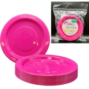 MAGENTA LUNCH PLATE 20PK