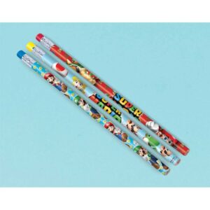 SUPER MARIO BROS PENCILS 12PCS