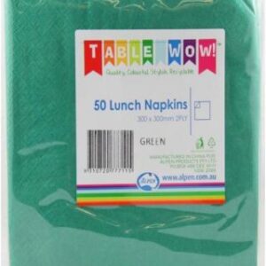 GREEN LUNCH NAPKINS 50PK