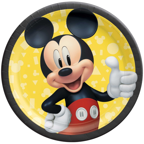 Mickey Mouse Forever 8pk plate
