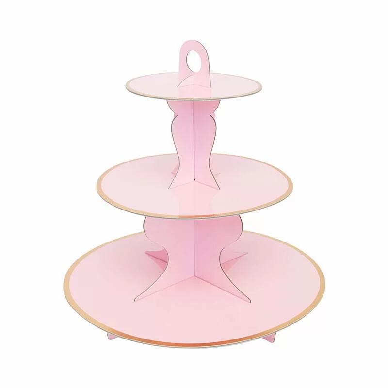 Pink Cup Cake Stand