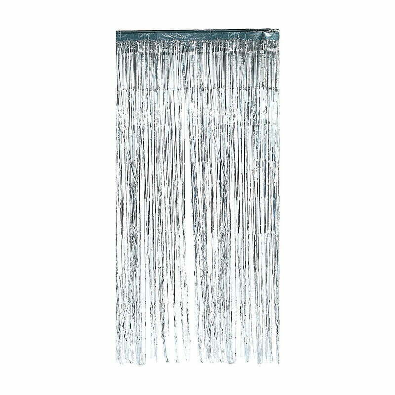 SILVER DOOR CURTAIN