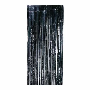 BLACK Door Curtain