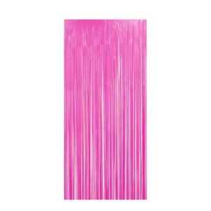 Neon Pink Door Curtain