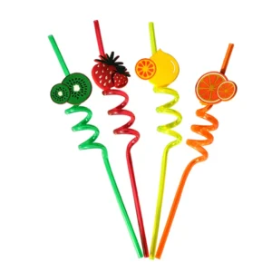 FRUIT STRAWS 4PK