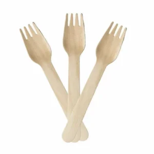 WOODEN FORK 100 PCS