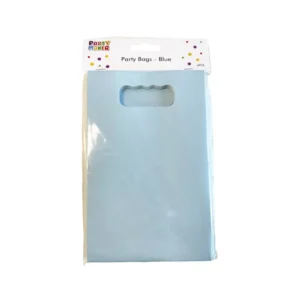 BLUE PAPER BAGS - 6PK