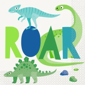 16pk Dinosaur Napkin