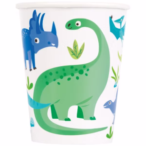 8pk Dinosaur Cups