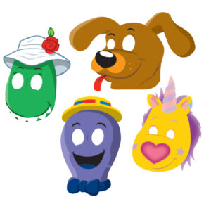 WIGGLES PAPER MASKS