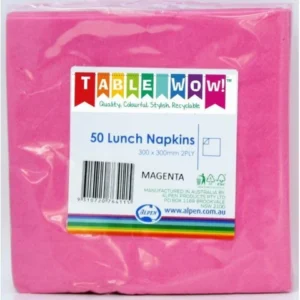 MAGENTA LUNCH NAPKINS 50PK