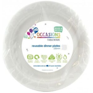 20PK WHITE DINNER PLATES