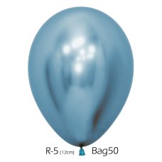 50pk Reflex Blue Chrome 5inch