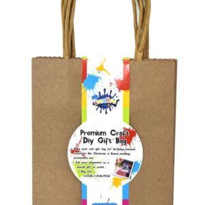 4PK Craft DIY Gift Bags - 20CM x 15CM x 9CM
