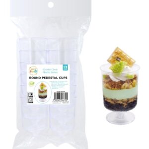 ROUND PEDESTAL CUPS 12PK