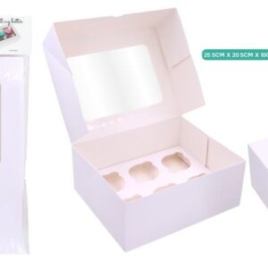 6 HOLE CUPCAKE BOX