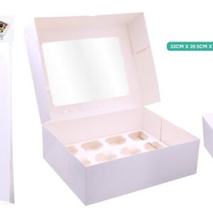 12 HOLE CUPCAKE BOX