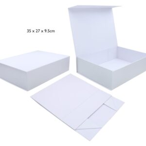 WHITE BOX - 35 X 27 X 9.5 CM