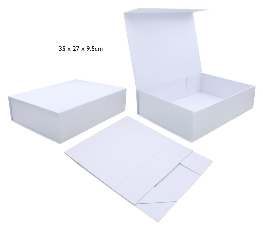 WHITE BOX – 35 X 27 X 9.5 CM - It'z My Party
