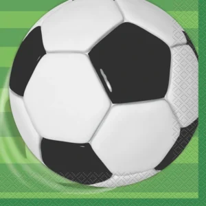 3D SOCCER 16 LUNCH NAPKINS