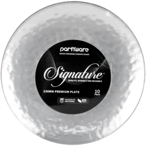 DIMPLE PREMI PLATE 230MM 10PK