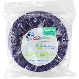 20PK BOWLS - PURPLE