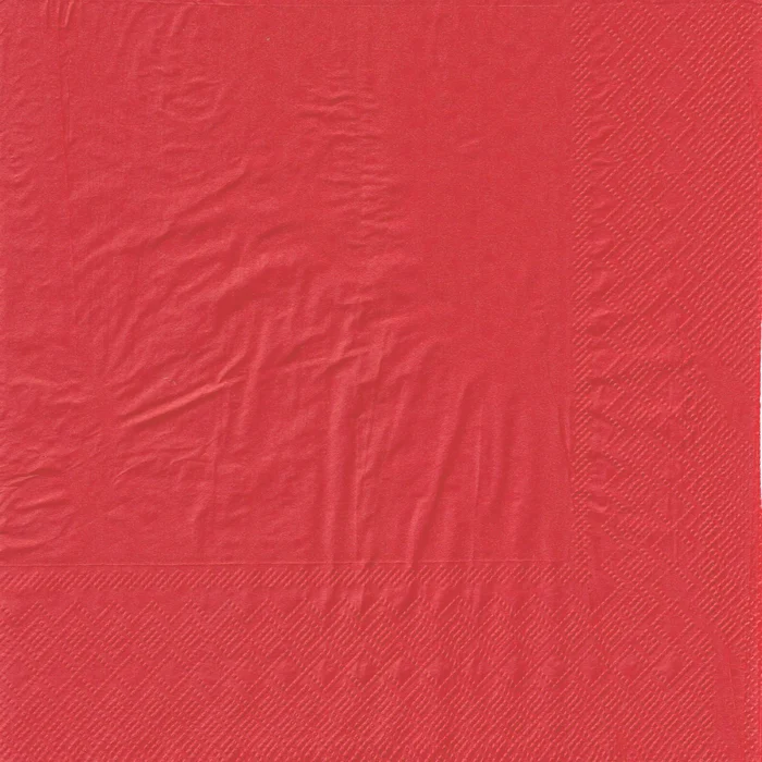 RED 50pk Dinner Napkins 2PLY