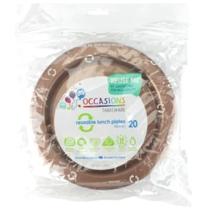 20pk Rose Gold Lunch Plates