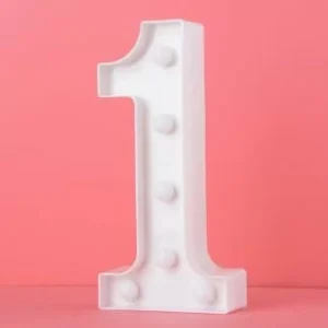 LED Light Up Number 1