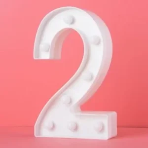 LED Light Up Number 2