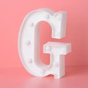 LED LIGHT UP LETTER G