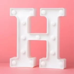 LED LIGHT UP LETTER H