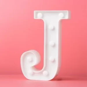 LED LIGHT UP LETTER J