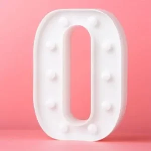 LED LIGHT UP LETTER O