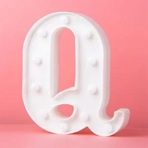 LED Light Up Letter Q