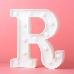 LED LIGHT UP LETTER R