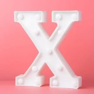 LED LIGHT UP LETTER X