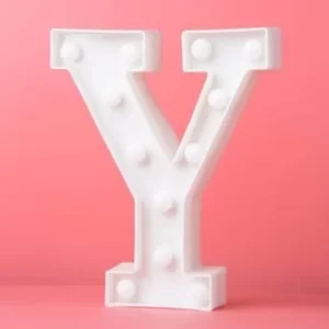 LED LIGHT UP LETTER Y