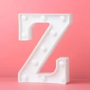 LED LIGHT UP LETTER Z